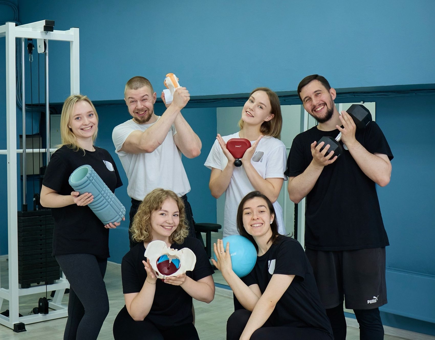 Команда студии «Адаптация» в зале